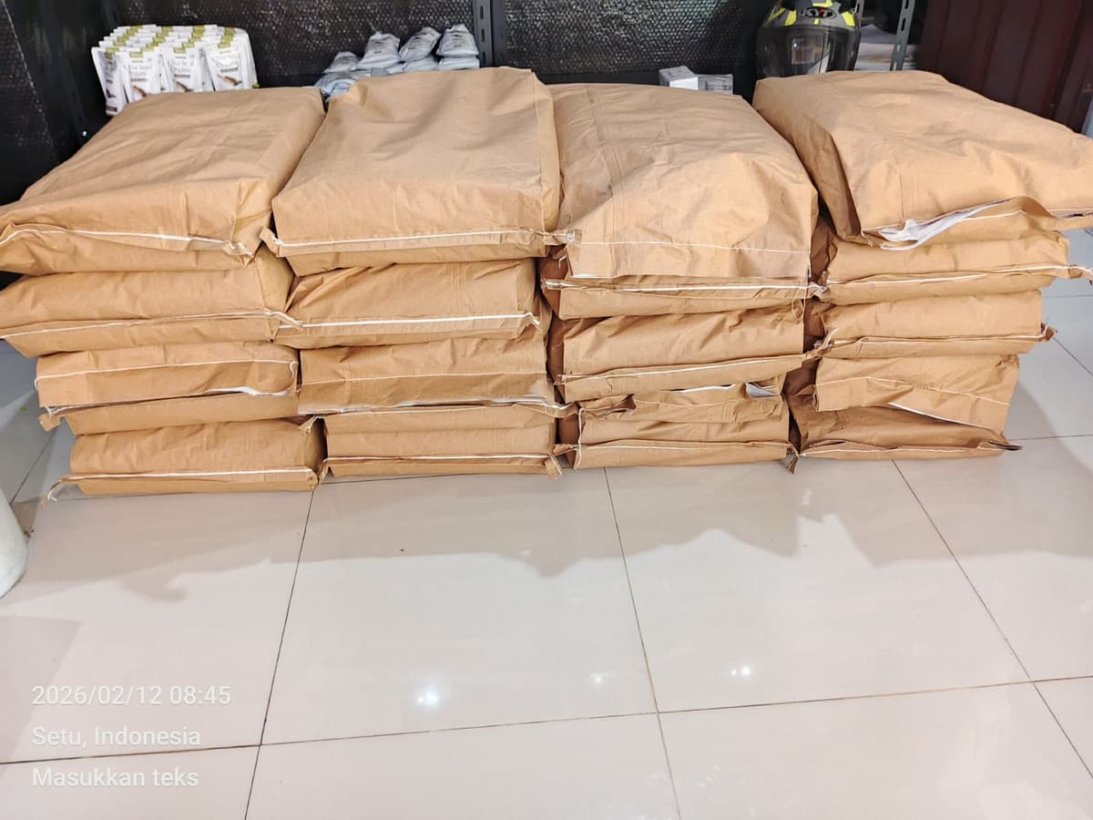 Produksi maklon beras porang